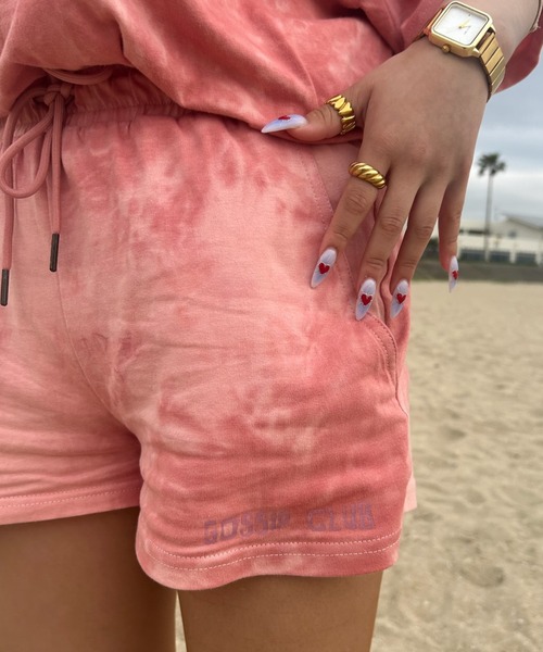 INTER FACTORY（インターファクトリー）の「AINA - タイダイ刺繍セットアップ　made in INTER FACTORY（Tシャツ/カットソー・レディース・ピンク/チャコールグレー/ホワイト/ネイビー/ブラウン・FREE）」の21枚目の写真