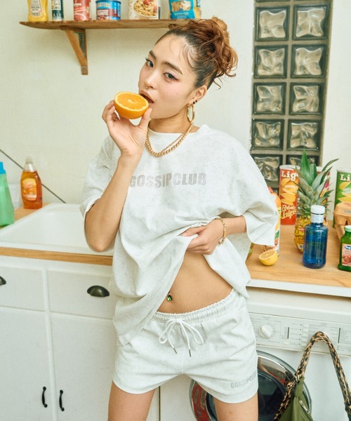 tシャツ AINA - タイダイ刺繍セットアップ　made in INTER FACTORY レディース メンズ AINA - タイダイ刺繍セットアップ made in INTER FACTORY（T