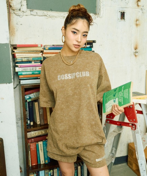 tシャツ AINA - タイダイ刺繍セットアップ　made in INTER FACTORY レディース メンズ AINA - タイダイ刺繍セットアップ made in INTER FACTORY（T