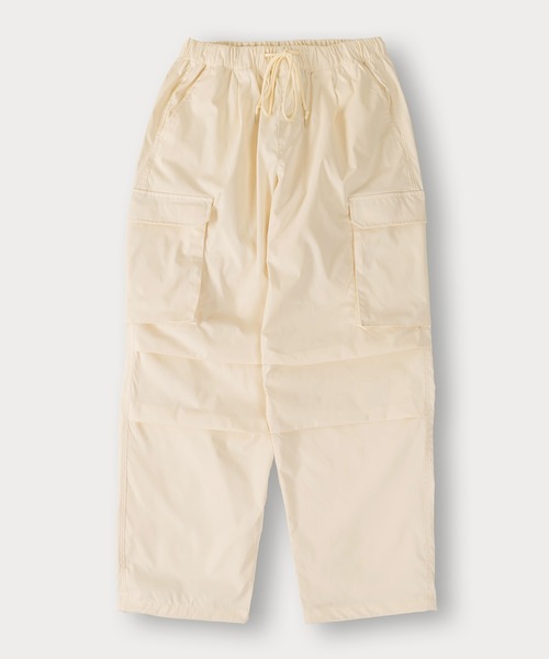 SlashDate（スラッシュデイト）の「ナチュラルストレッチワイドカーゴパンツ/オーバーサイズ/裾ドローコード（カーゴパンツ・メンズ・ホワイト/グリーン/マスタード/ブラック/ブルー・M/L/XL）」の20枚目の写真