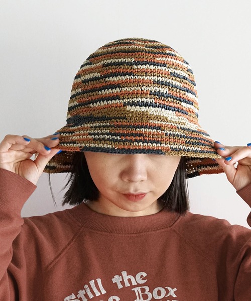 halo commodity（ハロ　コモディティー）の「halo Commodity Chip Dome Hat ハロ コモディティー チップドームハット ペーパーサファリハット 折りたたみ 麦わら帽子（ハット・レディース・その他1/その他2/その他3・FREE）」の7枚目の写真