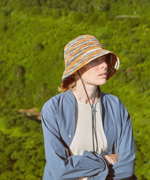 halo commodity（ハロ　コモディティー）の「halo Commodity Chip Dome Hat ハロ コモディティー チップドームハット ペーパーサファリハット 折りたたみ 麦わら帽子（ハット・レディース・その他1/その他2/その他3・FREE）」の20枚目の写真