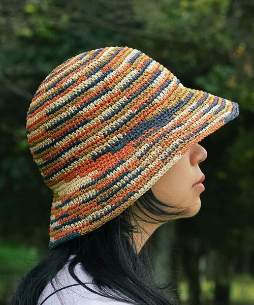 halo commodity（ハロ　コモディティー）の「halo Commodity Chip Dome Hat ハロ コモディティー チップドームハット ペーパーサファリハット 折りたたみ 麦わら帽子（ハット・レディース・その他1/その他2/その他3・FREE）」の21枚目の写真