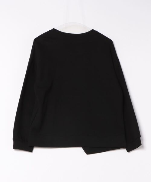 DOLLUPOOPS(ドールアップウップス)の「ジップ付きアシンメトリートップス(Tシャツ/カットソー・レディース・ブラック/オフホワイト・38)」の12枚目の写真