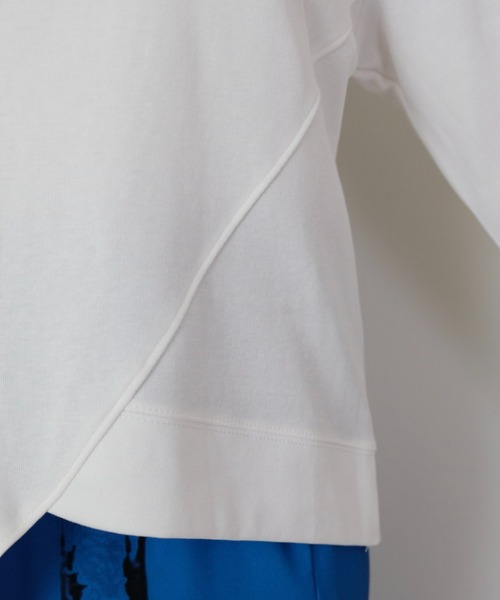 DOLLUPOOPS(ドールアップウップス)の「ジップ付きアシンメトリートップス(Tシャツ/カットソー・レディース・ブラック/オフホワイト・38)」の22枚目の写真