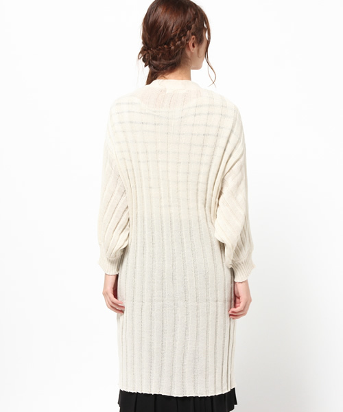 Chico（チコ）の「7分袖モモンガロングカーデ（カーディガン/ボレロ・レディース・アイボリー/グレー/ホワイト・FREE）」の13枚目の写真