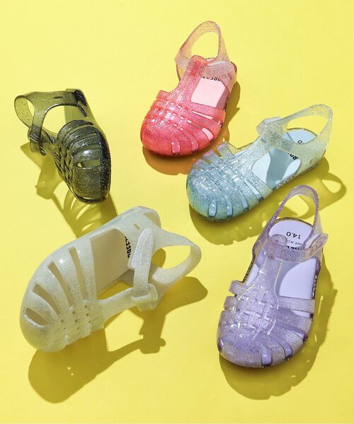 BREEZE（ブリーズ）の「ジェリーサンダル（サンダル・キッズ・ラベンダー/ピンク/サックスブルー/アイボリー/ブラック・15 /14/19/18/17/16）」の22枚目の写真