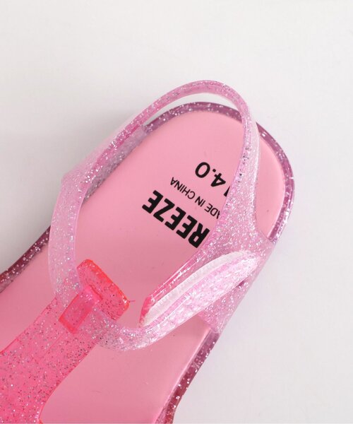 BREEZE（ブリーズ）の「ジェリーサンダル（サンダル・キッズ・ラベンダー/ピンク/サックスブルー/アイボリー/ブラック・15 /14/19/18/17/16）」の8枚目の写真