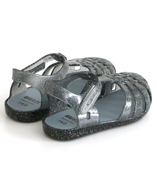 BREEZE（ブリーズ）の「ジェリーサンダル（サンダル・キッズ・ラベンダー/ピンク/サックスブルー/アイボリー/ブラック・15 /14/19/18/17/16）」の18枚目の写真