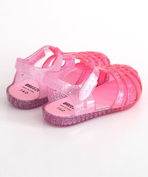 BREEZE（ブリーズ）の「ジェリーサンダル（サンダル・キッズ・ラベンダー/ピンク/サックスブルー/アイボリー/ブラック・15 /14/19/18/17/16）」の21枚目の写真