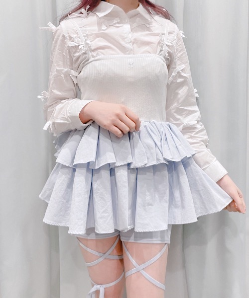 クロスリボンショートパンツ（その他パンツ）｜lilLilly