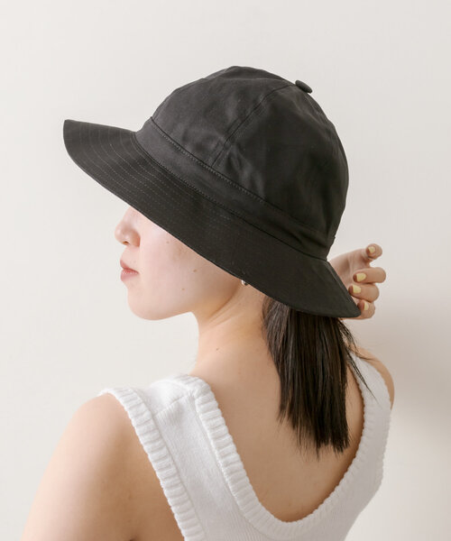 ear PAPILLONNER（イアパピヨネ）の「【Alderney(アルダニー)】Christy Hat/バケットハット（ハット・レディース・ホワイト/ブラック・FREE）」の5枚目の写真