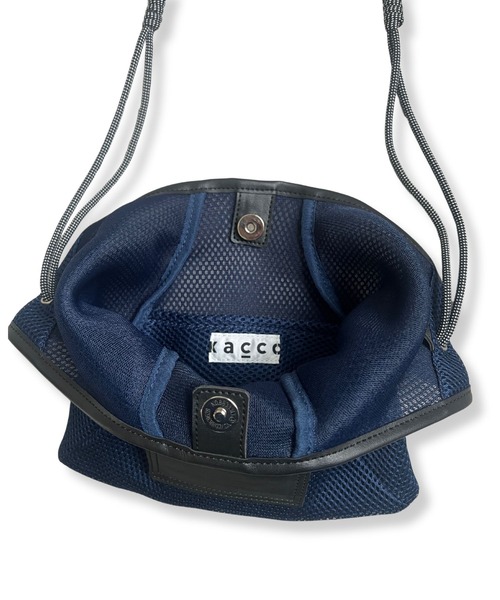 《ユニセックスアイテム》3WAY MESH MINI SHOULDER BAG / ミニメッシュパラコードショルダーバッグ（ショルダーバッグ）｜KACCO（カッコ）