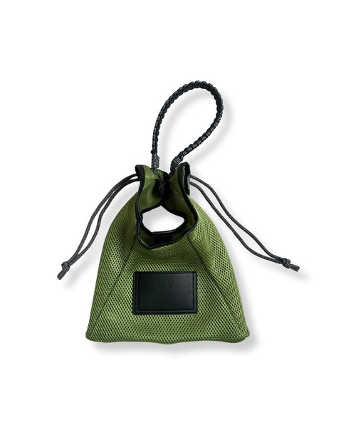 《ユニセックスアイテム》3WAY MESH MINI SHOULDER BAG / ミニメッシュパラコードショルダーバッグ（ショルダーバッグ）｜KACCO（カッコ）