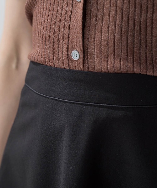 ketty(ケティ)の「【New Desigh】美シルエットフレアスカート≪洗濯機で洗える≫(スカート・レディース・ネイビー/ベージュ/ブラック/ライトグレー/オフホワイト・S/M/L/XS)」の10枚目の写真