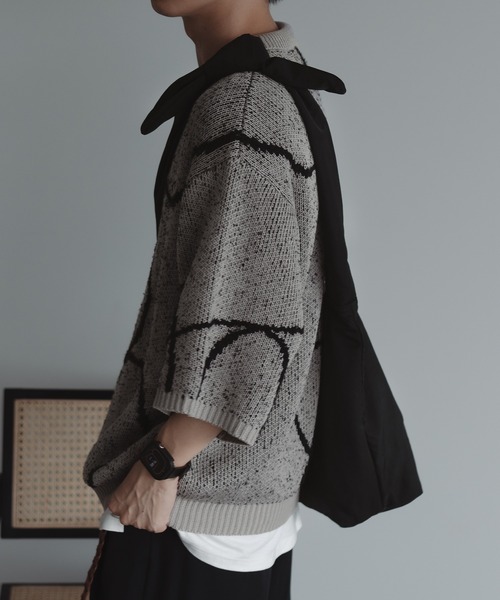 epnok(エプノック)の「ノットショルダーBAG(ショルダーバッグ・メンズ・ブラック/チャコールグレー・ONE SIZE)」の22枚目の写真