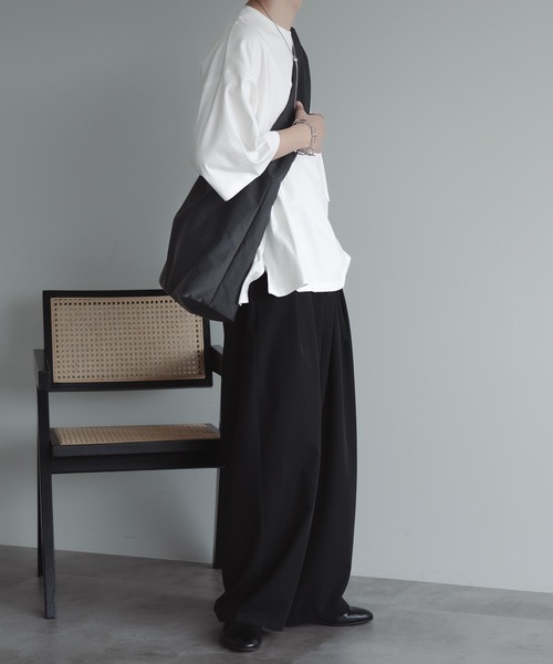 epnok(エプノック)の「ノットショルダーBAG(ショルダーバッグ・メンズ・ブラック/チャコールグレー・ONE SIZE)」の13枚目の写真