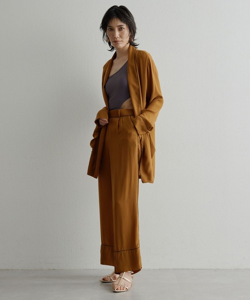 Whim Gazette 長谷川京子さんコラボ ヘリンボーンテーラードジャケット 