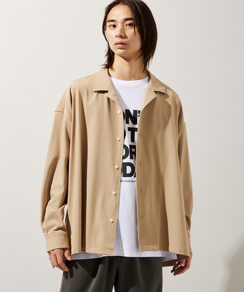 マルチサイズ_【ZOZO限定】OPENCOLLAR SHIRT RELAX / オープンカラー リラックス シャツ（シャツ/ブラウス）｜JOURNAL STANDARD（ジャーナルスタンダード）