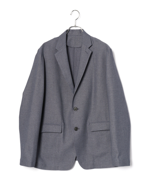 LE CERCLE par rope'(ルセルクルパーロペ)の「【mens】【セットアップ対応】メランジドビータイプAジャケット(テーラードジャケット・メンズ・グレー系その他/ブルー系その他/レッド系その他・L/M)」の2枚目の写真