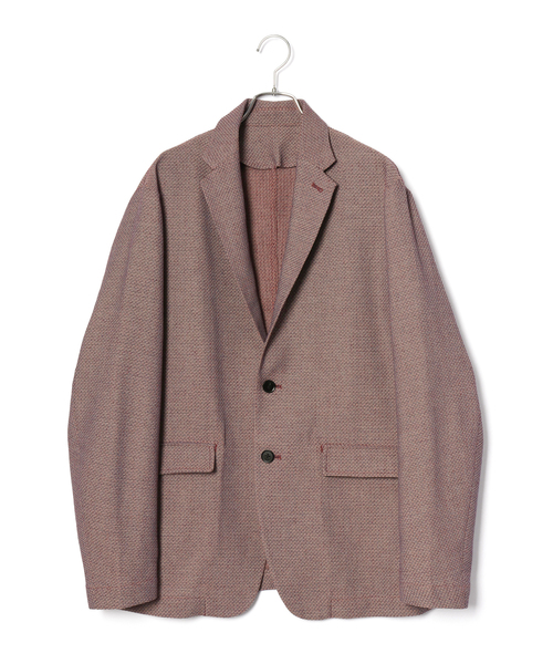 LE CERCLE par rope'(ルセルクルパーロペ)の「【mens】【セットアップ対応】メランジドビータイプAジャケット(テーラードジャケット・メンズ・グレー系その他/ブルー系その他/レッド系その他・L/M)」の3枚目の写真