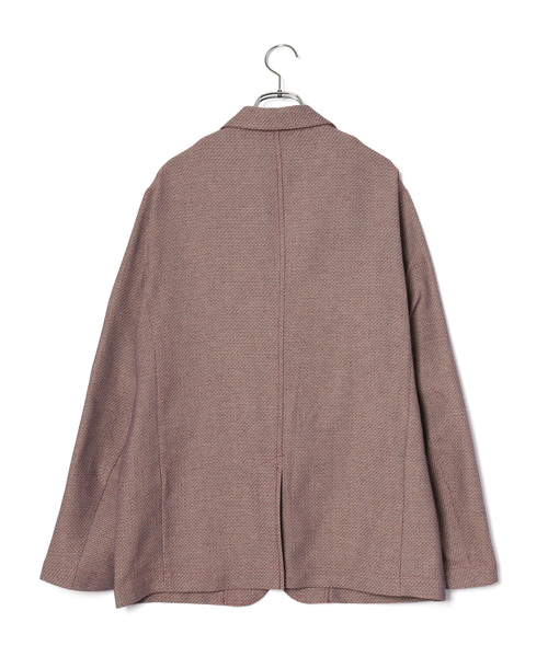 LE CERCLE par rope'(ルセルクルパーロペ)の「【mens】【セットアップ対応】メランジドビータイプAジャケット(テーラードジャケット・メンズ・グレー系その他/ブルー系その他/レッド系その他・L/M)」の4枚目の写真