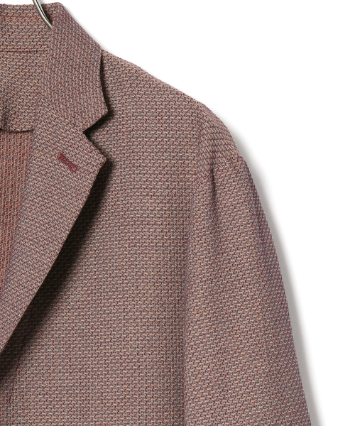 LE CERCLE par rope'(ルセルクルパーロペ)の「【mens】【セットアップ対応】メランジドビータイプAジャケット(テーラードジャケット・メンズ・グレー系その他/ブルー系その他/レッド系その他・L/M)」の6枚目の写真