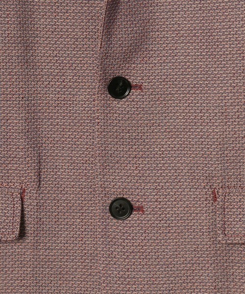 LE CERCLE par rope'(ルセルクルパーロペ)の「【mens】【セットアップ対応】メランジドビータイプAジャケット(テーラードジャケット・メンズ・グレー系その他/ブルー系その他/レッド系その他・L/M)」の7枚目の写真