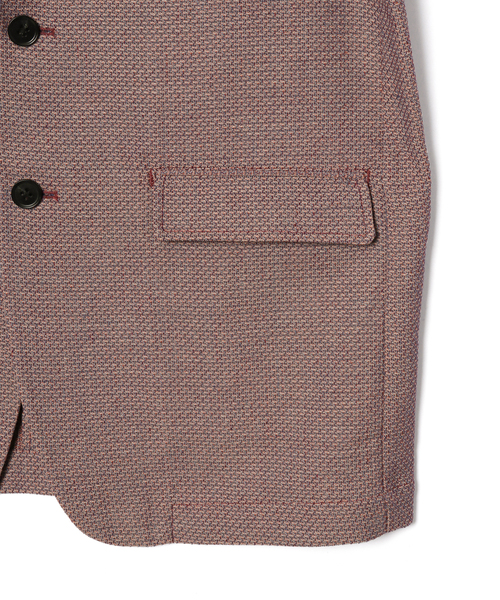 LE CERCLE par rope'(ルセルクルパーロペ)の「【mens】【セットアップ対応】メランジドビータイプAジャケット(テーラードジャケット・メンズ・グレー系その他/ブルー系その他/レッド系その他・L/M)」の9枚目の写真