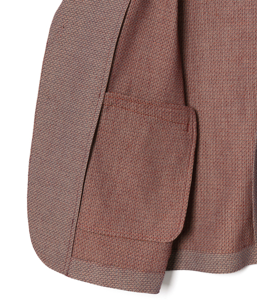 LE CERCLE par rope'(ルセルクルパーロペ)の「【mens】【セットアップ対応】メランジドビータイプAジャケット(テーラードジャケット・メンズ・グレー系その他/ブルー系その他/レッド系その他・L/M)」の10枚目の写真