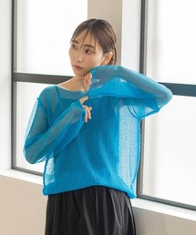 ざっくりシアーニット≪手洗い可能≫