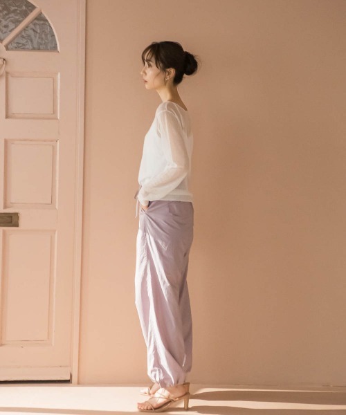 【セール】ざっくりシアーニット≪手洗い可能≫（ニット/セーター）｜Droite lautreamont（ドロワットロートレアモン）