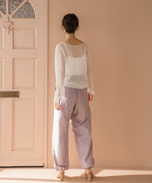 【セール】ざっくりシアーニット≪手洗い可能≫（ニット/セーター）｜Droite lautreamont（ドロワットロートレアモン）