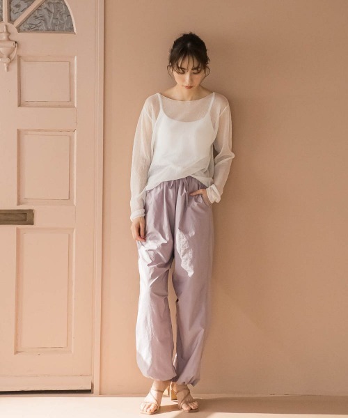 【セール】ざっくりシアーニット≪手洗い可能≫（ニット/セーター）｜Droite lautreamont（ドロワットロートレアモン）