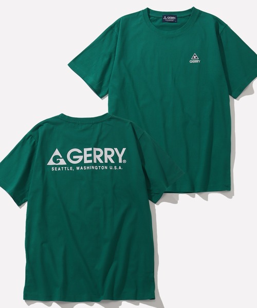 GERRY(ジェリー)の「【GERRY/ジェリー】バックロゴプリント 半袖Tシャツ(Tシャツ/カットソー・メンズ・ホワイト/ブラック/ネイビー/イエロー/グリーン/グレイッシュベージュ・LL/M/L)」の4枚目の写真