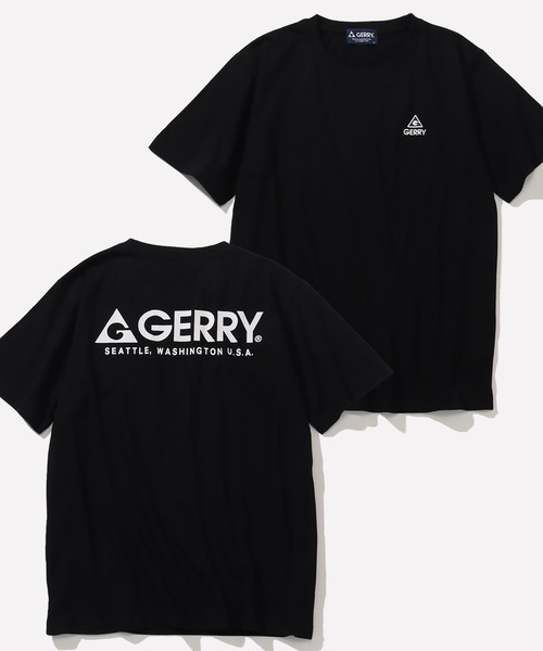 GERRY(ジェリー)の「【GERRY/ジェリー】バックロゴプリント 半袖Tシャツ(Tシャツ/カットソー・メンズ・ホワイト/ブラック/ネイビー/イエロー/グリーン/グレイッシュベージュ・LL/M/L)」の2枚目の写真