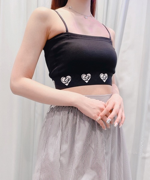 lilLilly(リルリリー)の「インナーロゴキャミソール(キャミソール・レディース・ホワイト/ピンク/ブラック・FREE)」の18枚目の写真