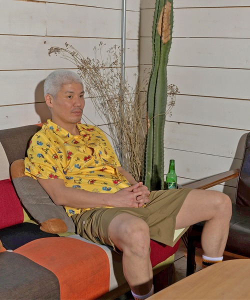 RIVER SIDE CULTURE（リバーサイドカルチャー）の「RIVER SIDE CULTURE/GO SURFING ALOHA SHIRTS  (M4)（シャツ/ブラウス・メンズ・オレンジ/イエロー/グリーン・X-LARGE/LARGE/MEDIUM）」の3枚目の写真