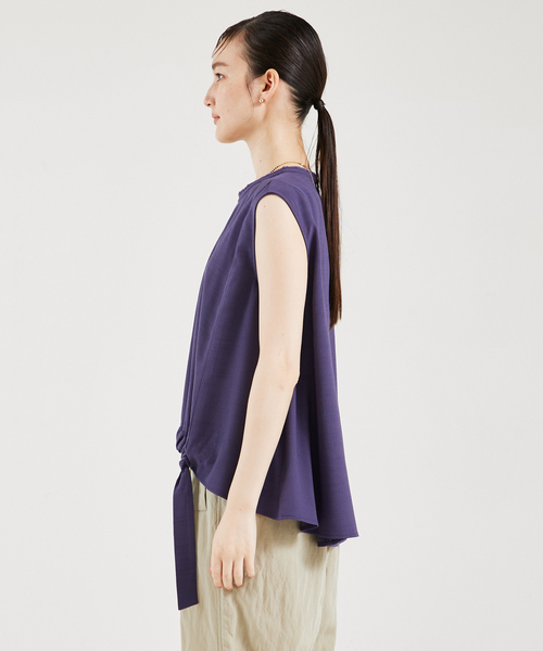 qualite（カリテ）の「ストラップギャザーブラウス（シャツ/ブラウス・レディース・オフホワイト/パープル系その他/イエロー系その他・フリー）」の18枚目の写真