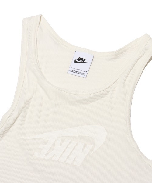 NIKE（ナイキ）の「NIKE AS W NSW DANCE RIB TANK / ナイキ ウィメンズ NSW ダンス リブ タンク トップ 【SP】（タンクトップ・レディース・ブラック/ホワイト・M/S/XS）」の4枚目の写真