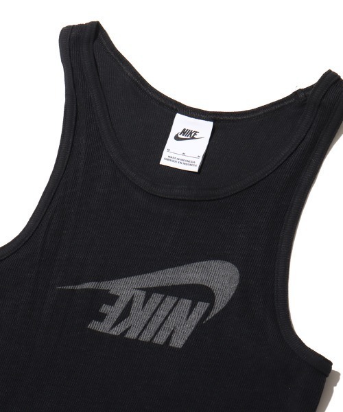 NIKE（ナイキ）の「NIKE AS W NSW DANCE RIB TANK / ナイキ ウィメンズ NSW ダンス リブ タンク トップ 【SP】（タンクトップ・レディース・ブラック/ホワイト・M/S/XS）」の7枚目の写真