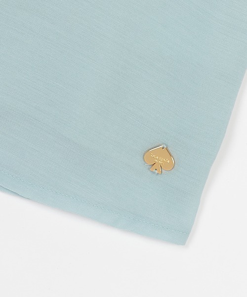 kate spade new york kids(ケイトスペードニューヨーク)の「ガールズ ラッフルブラウス(シャツ/ブラウス・キッズ・エメラルド/ブラック・140cm/150cm/160cm)」の5枚目の写真