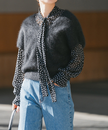 Noble | ファーニットVネックベスト(ベスト)