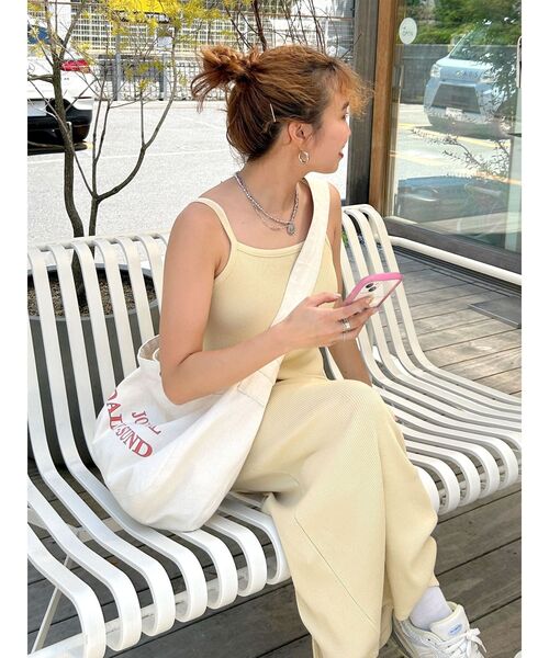 Ungrid（アングリッド）の「レイヤードカットワンピース（ワンピース・レディース・ヘザーグレー/イエロー/ブラック・FREE）」の17枚目の写真