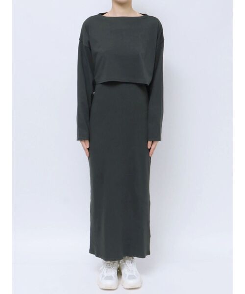 Ungrid（アングリッド）の「レイヤードカットワンピース（ワンピース・レディース・ヘザーグレー/イエロー/ブラック・FREE）」の15枚目の写真