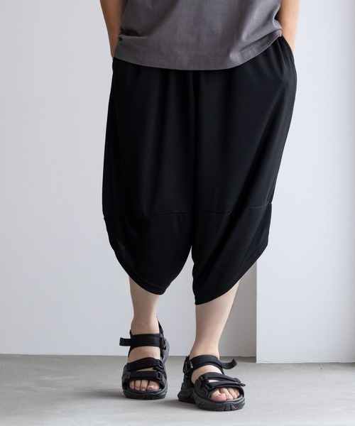 NAVY(ネイビー)の「メッシュバルーンサルエルパンツ(その他パンツ・メンズ・ブラック/カーキ/チャコールグレー・M/L/XL)」の2枚目の写真