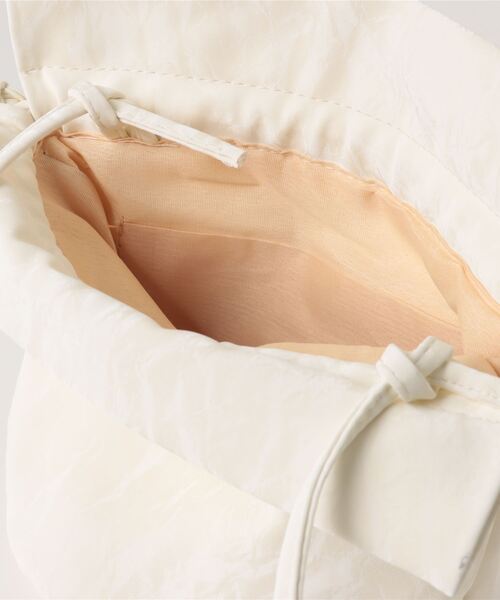 STYLEBLOCK（スタイルブロック）の「巾着型ミニショルダーバッグ（ショルダーバッグ・レディース・ホワイト/ブラック/ピンク/シルバー/ブルー・FREE）」の9枚目の写真