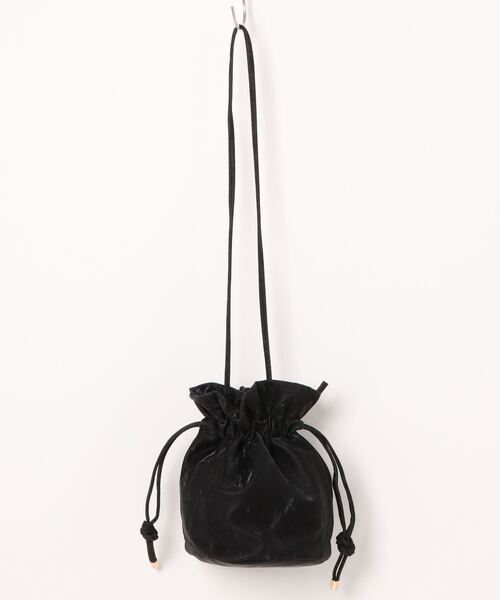 STYLEBLOCK（スタイルブロック）の「巾着型ミニショルダーバッグ（ショルダーバッグ・レディース・ホワイト/ブラック/ピンク/シルバー/ブルー・FREE）」の13枚目の写真