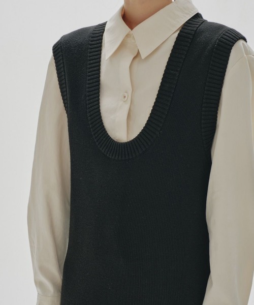TODAYFUL（トゥデイフル）の「TODAYFUL Uneck Knit Dress Uネック