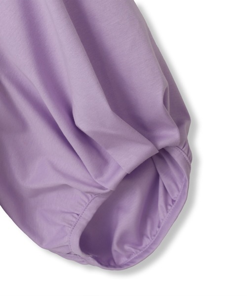 セール】Sophiaコットン袖タックカットソー≪洗濯機で洗える≫（T